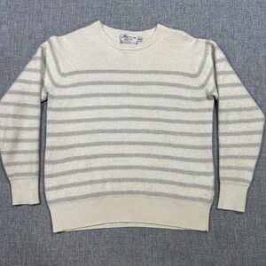 Peter Millar Crown Cool Crafted Sweater Womens 2XL Golf Stripe Merino Wool Linen